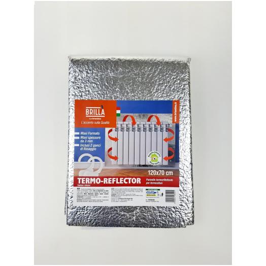 BRITER08040A - Termoriflettente per caloriferi 120x70 cm con ganci di fissaggio