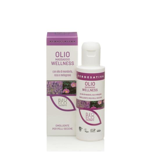 VER7901 - Olio BIO vegetale - per il corpo ed il massaggio - "Wellness" ML. 500