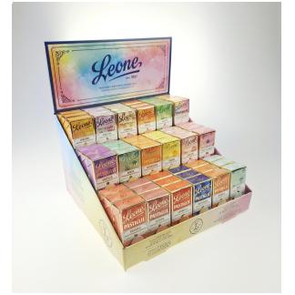 Espositore non frazionabile da 54 pastiglie leone classiche da 27 gr.