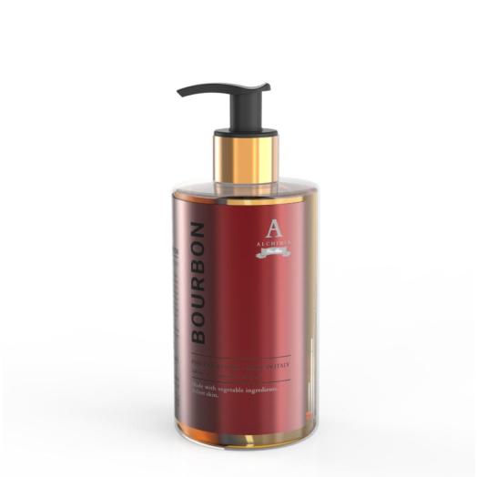 ALC504 -  Sapone liquido vegetale For Men Bourbon 340 ml.