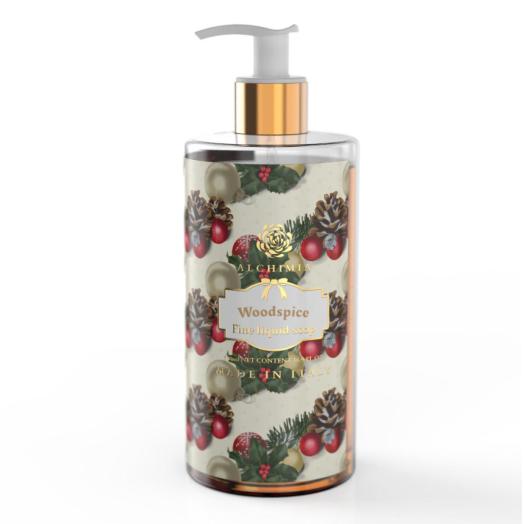 ALC532 -  Sapone Liquido Xmas alle Wood Spice  da  500 ml.
