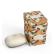 Scatola Cubica Natalizia con 3 saponette Arancio cannella da 150 gr.