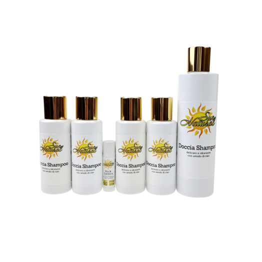 TNL152.03 - Offerta Natural Sun Light 6 + 1 omaggio di tutti i formati da ml. 100 + attivatore + stick labbra + espo