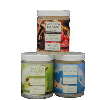 sali da bagno 300ml FIORI D'INVERNO