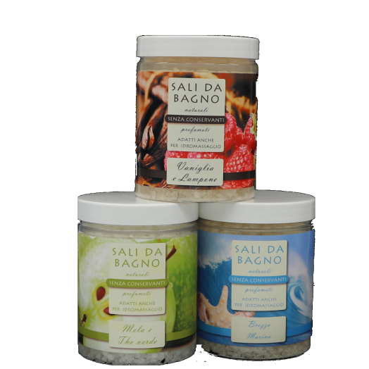 - SALE MARINO DA BAGNO VASO DA 300 ML.