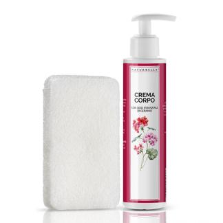 Pochette Regalo Crema Corpo + spugna Konjac