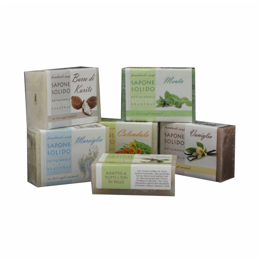 - SAPONETTE VEGETALI 100% - ARTIGIANALI DA 100 GR.