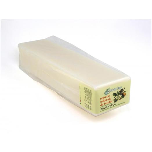 SAP1000.08 - Barra di Sapone Naturale Mandorla 1 kg.