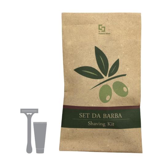 PMBO4017-S - SU ORDINAZIONE Beauty Oil Rasoio bilama e Crema da barba  in bustina