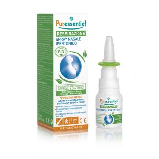 Spray Nasale decogestionante Bio Puressentiel per Raffreddori e Allergie  15 ml .