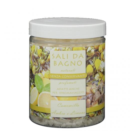 TNL017.07 - sali da bagno 300ml CAMOMILLA AMBRA E LIMONE