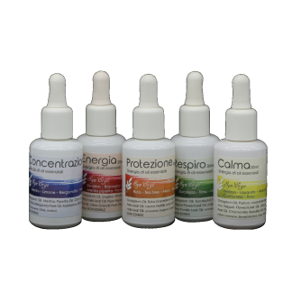 SINERGIE COMPOSTE DI OLI ESSENZIALI DA 30 ML.