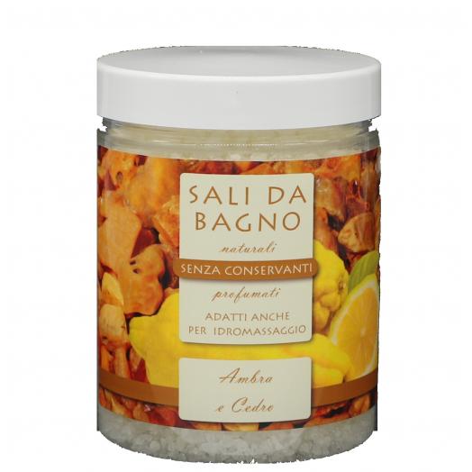 TNL017.10 - sali da bagno 300ml AMBRA E CEDRO