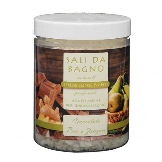 TNL017.11 - sali da bagno 300ml CIOCCOLATO PERA E ZENZERO