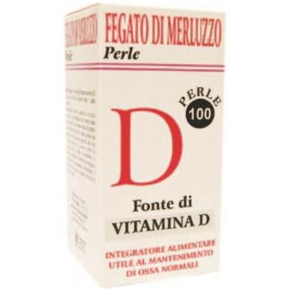Perle Olio di Fegato di Merluzzo Vitamina D da 100 prl.