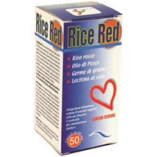 Capsule Rice Red Salva Cuore con Olio di Pesce,Germe Grano Lecitina 50 cps.