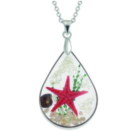 INC206 - Collana con Ciondolo Stella Marina che si Illumina al Buio