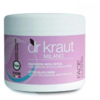 Maschera Nera Detox con Carbone Attivo e Argilla pura vaso da 500 ml