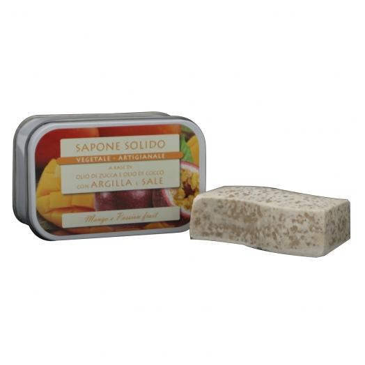 TNL018.13 EX CAN047.05 - saponetta al sale e argilla 85g MANGO E PASSION FRUIT
