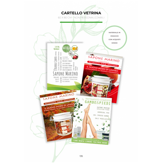 TNL114.02 - cartello vetrina 60x81 SAPONE MARINO