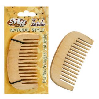 Pettine Iside in Legno Naturale di Faggio Confezione da 12 pz.