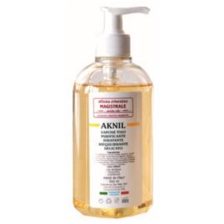Sapone Liquido Viso Aknil Purificante e Riequilibrante dispenser  500 ml.