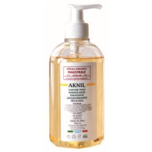SAN044 - Sapone Liquido Viso Aknil Purificante e Riequilibrante dispenser  500 ml.