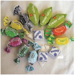 - Caramelle vari gusti