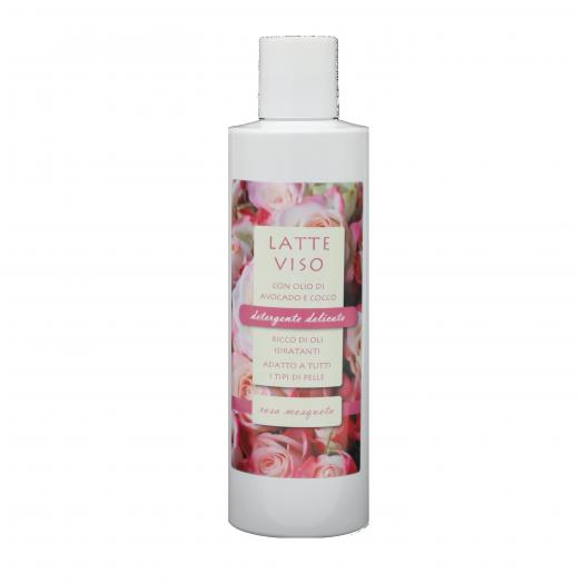 TNL041.03 - latte detergente viso 250ml ROSA MOSQUETA