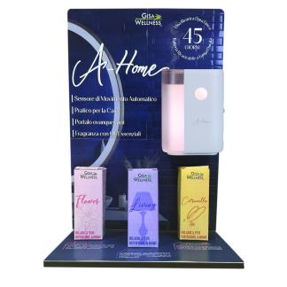 Espositore con 5 ricariche x tipo + tester+9 a-home + tester