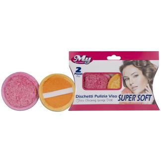 Dischetti Colorati Super Soft Pulizia Viso pz.2 in Confezione Regalo Pacco da 12 pz.