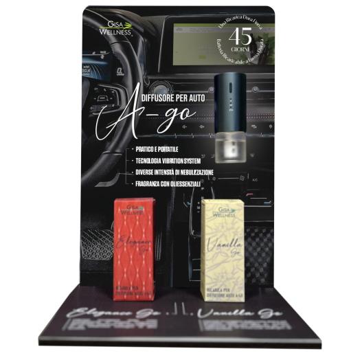 GIS105 - Espositore con 6 ricariche x tipo + tester+ 6 a-go + tester