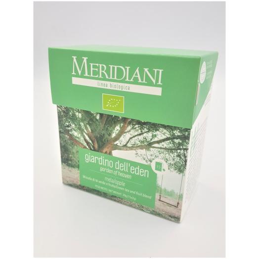 UNI069.08 - Infuso Meridiani Giardino Eden Biologico alla Mela e Frutta 15 filtri