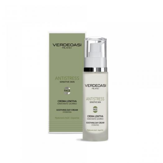 V844 - Crema Lenitiva Idratante Giorno Verdeoasi con Jaluronico e Liquirizia 50 ml.