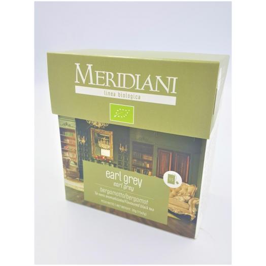 UNI069.18 - The al Bergamotto Biologico Meridiani Earl Grey Cofezione 15 filtri