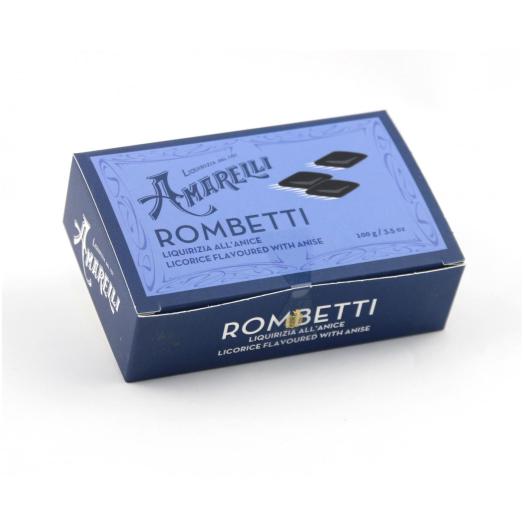 CAR050 - Liquirizia Amarelli Rombetti Anice scatolina da gr 100
