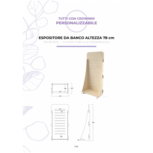 TNL149.01 - ESPOSITORE BANCO MANICURE