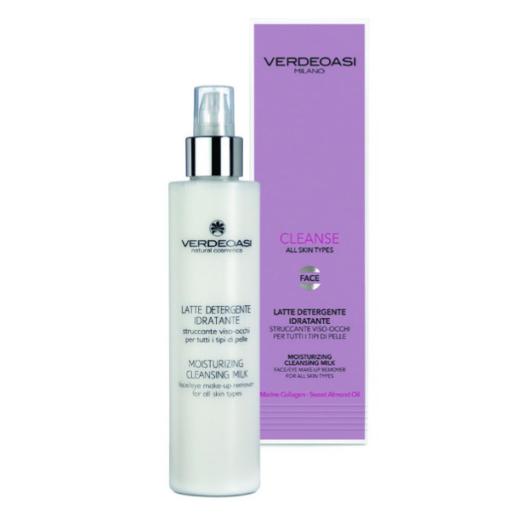 V800 - Latte Detergente Struccante Pelli Miste Verdeoasi Collagene Marino  200 ml.