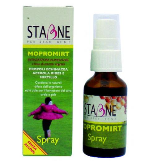 NAT1077 - Spray Gola Mopromirt con Mirtillo,Acerola,Propoli,Echinacea,Ribes da 20 ml