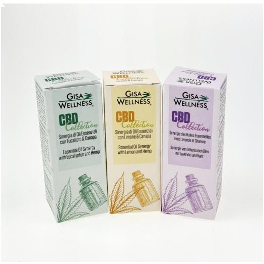 - SINERGIA DI OLI ESSENZIALI CON CBD