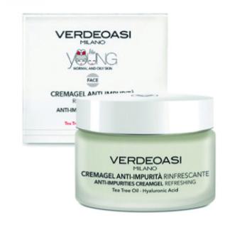 Cremagel Anti-Impurit&agrave; Pelli Grasse Verdeoasi al Tea Tree e Jaluronico 50ml.