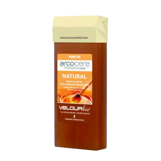 ARC042 - Ricarica Ceretta roll-on al Miele Naturale Velour bio da 100 ml