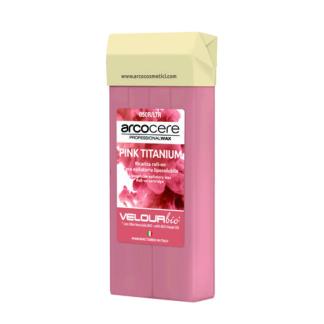 Ricarica Ceretta roll-on Titanio-Rosa Velour bio da 100 ml