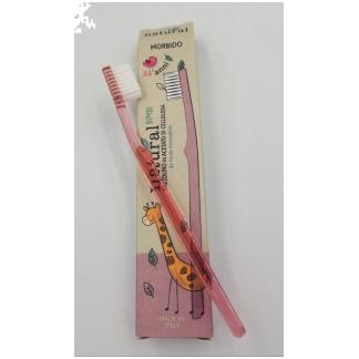 Spazzolino per Bimbi con Setole Morbide Rosa