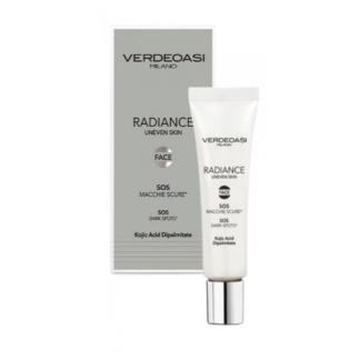 Crema Sos Macchie Scure Verdeoasi con Acido Cogico Dipalmitato 15 ml.