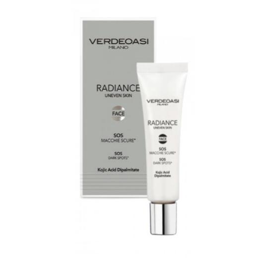 V868 - Crema Sos Macchie Scure Verdeoasi con Acido Cogico Dipalmitato 15 ml.
