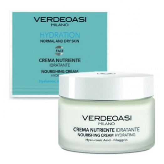 V819 - Crema Nutriente Idratante Pelli Secche Verdeoasi con Jaluronico 50 ml.