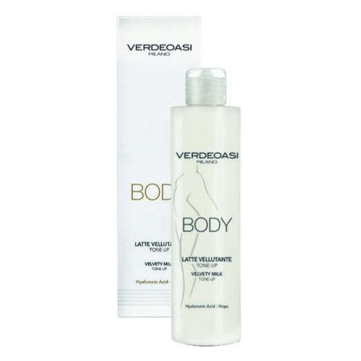 V997 - Latte Vellutante Tone-up Verdeoasi con Acido Jaluronico e Luppolo 200 ml.