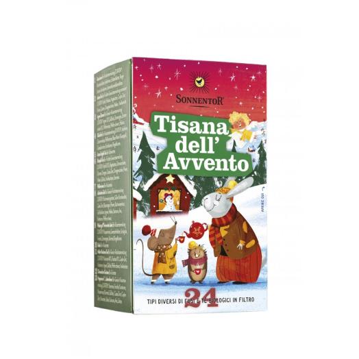 ELM02636 - Tisana in filtri dell'Avvento Sonnentor scatola 24 filtri