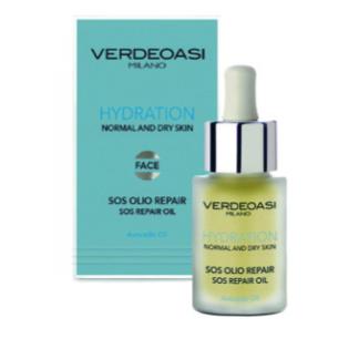 Olio Sos Repair Pelle Secche Verdeoasi  Multifunzionale Nutre,Calma 15 ml.